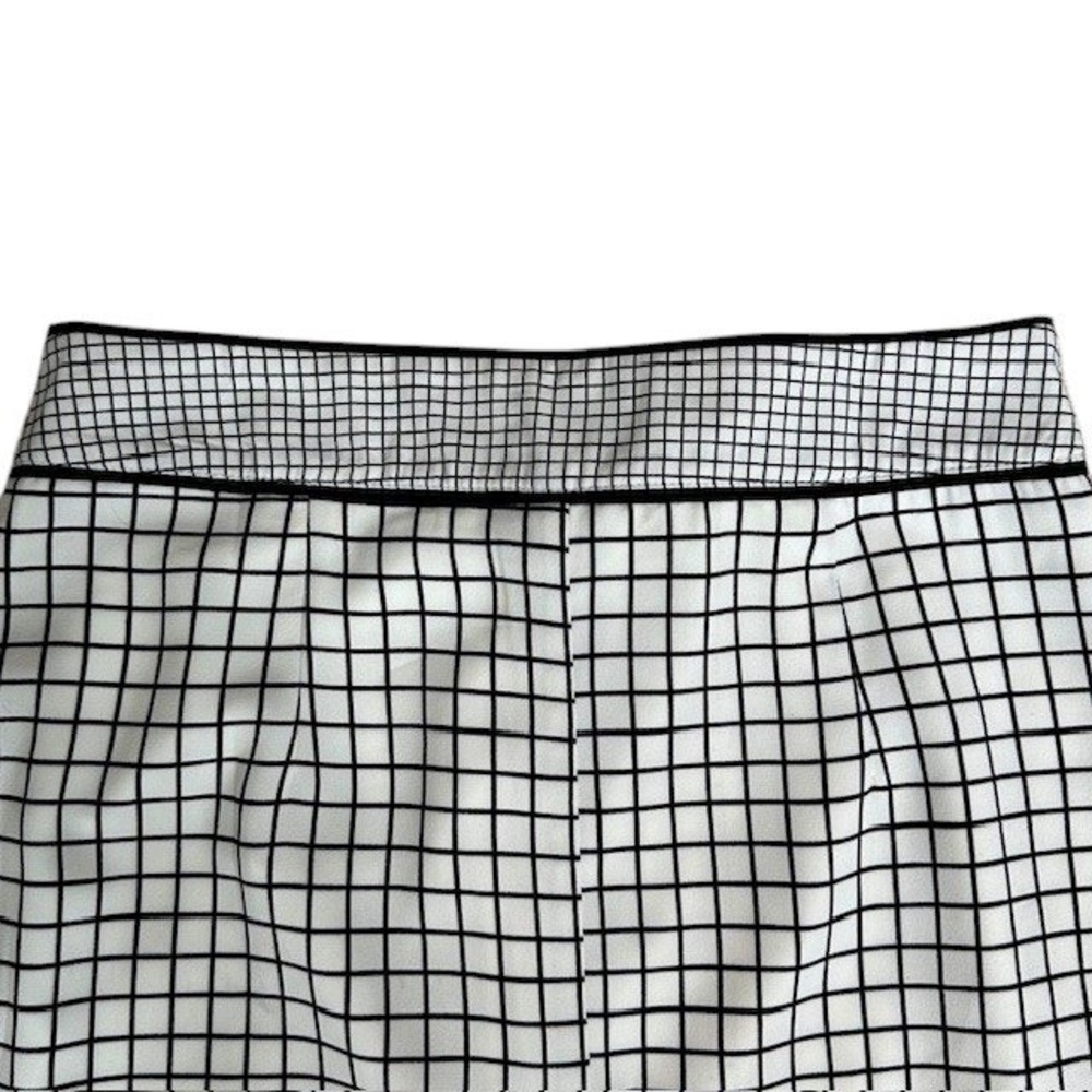 Downeast Pencil Skirt White Grid Pattern Career Wear Business Casual Size Med - Picture 8 of 11